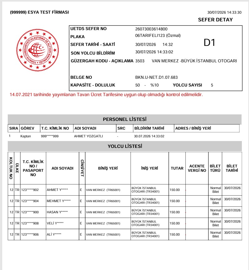 Yolcu Sefer-Detay